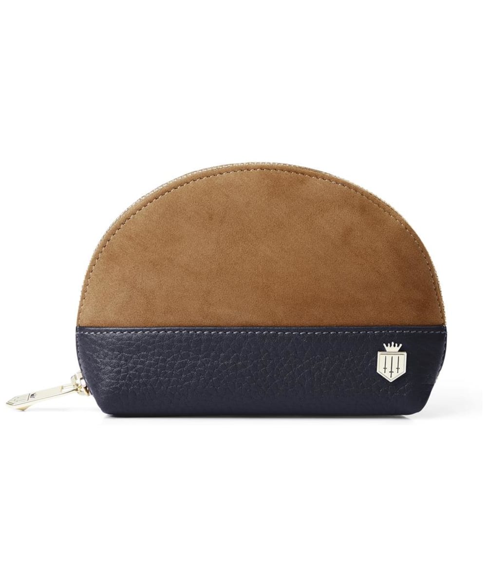 View Womens Fairfax Favor The Chiltern Leather Coin Purse Tan Navy One size information