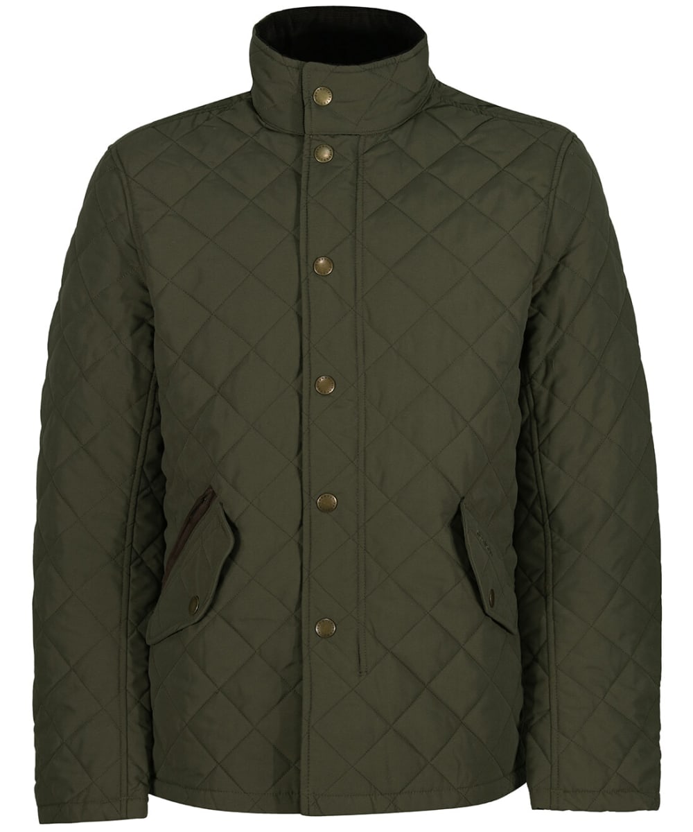 View Mens Barbour Shoveler Quilted Jacket Army Green UK XXXL information