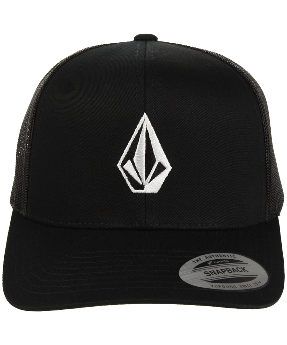 View Mens Volcom Adjustable Full Stone Cheese Trucker Hat Black One size information