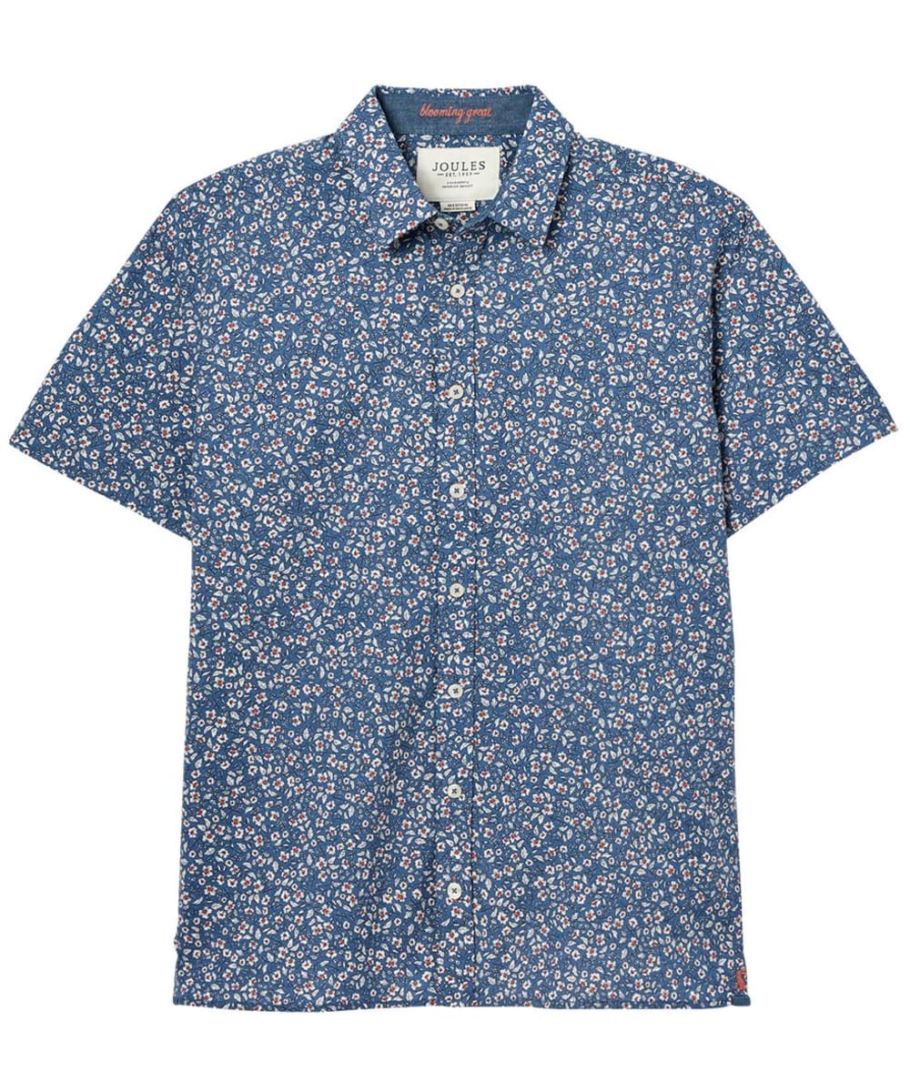View Mens Joules Lloyd Shirt Blue Meadow Ditsy UK L information