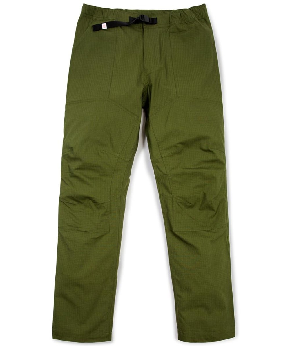 View Mens Topo Designs Straight Fit Mountain Pant Ripstop Olive L information