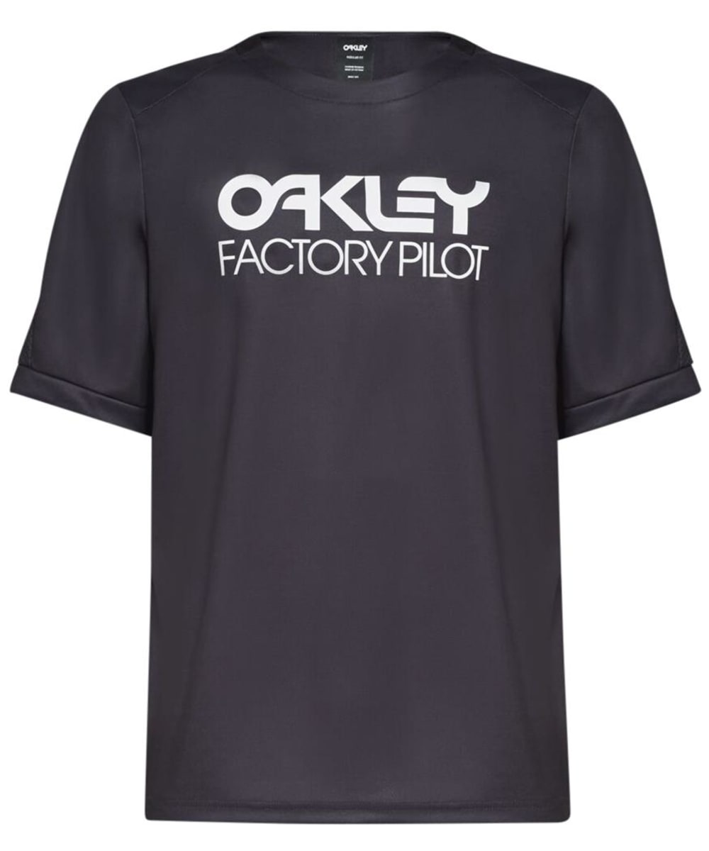 View Mens Oakley Factory Pilot MTB Short Sleeve Jersey Blackout S information