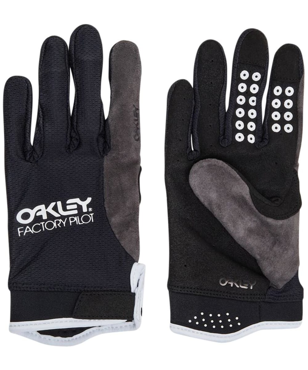 View Mens Oakley All Mountain MTB Cycling Gloves Blackout S information