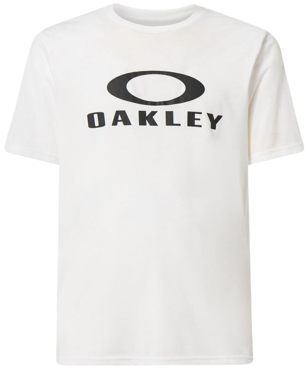 View Mens Oakley O Bark Short Sleeve Classic Fit TShirt White Black S information