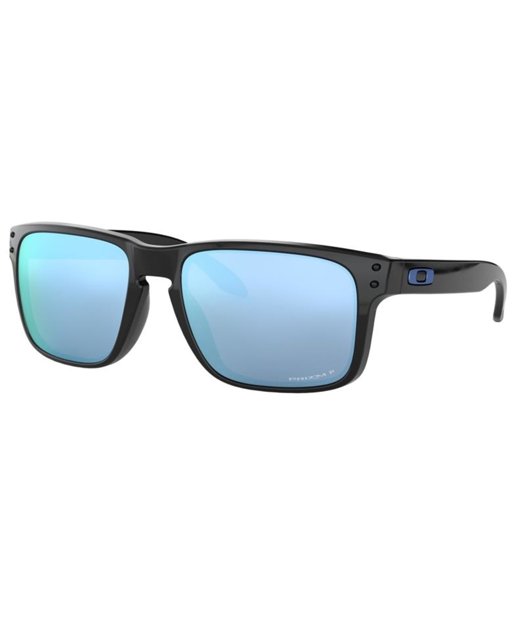 View Oakley Holbrook Sports Sunglasses Prizm Deep Water Polarized Lens Polished Black One size information