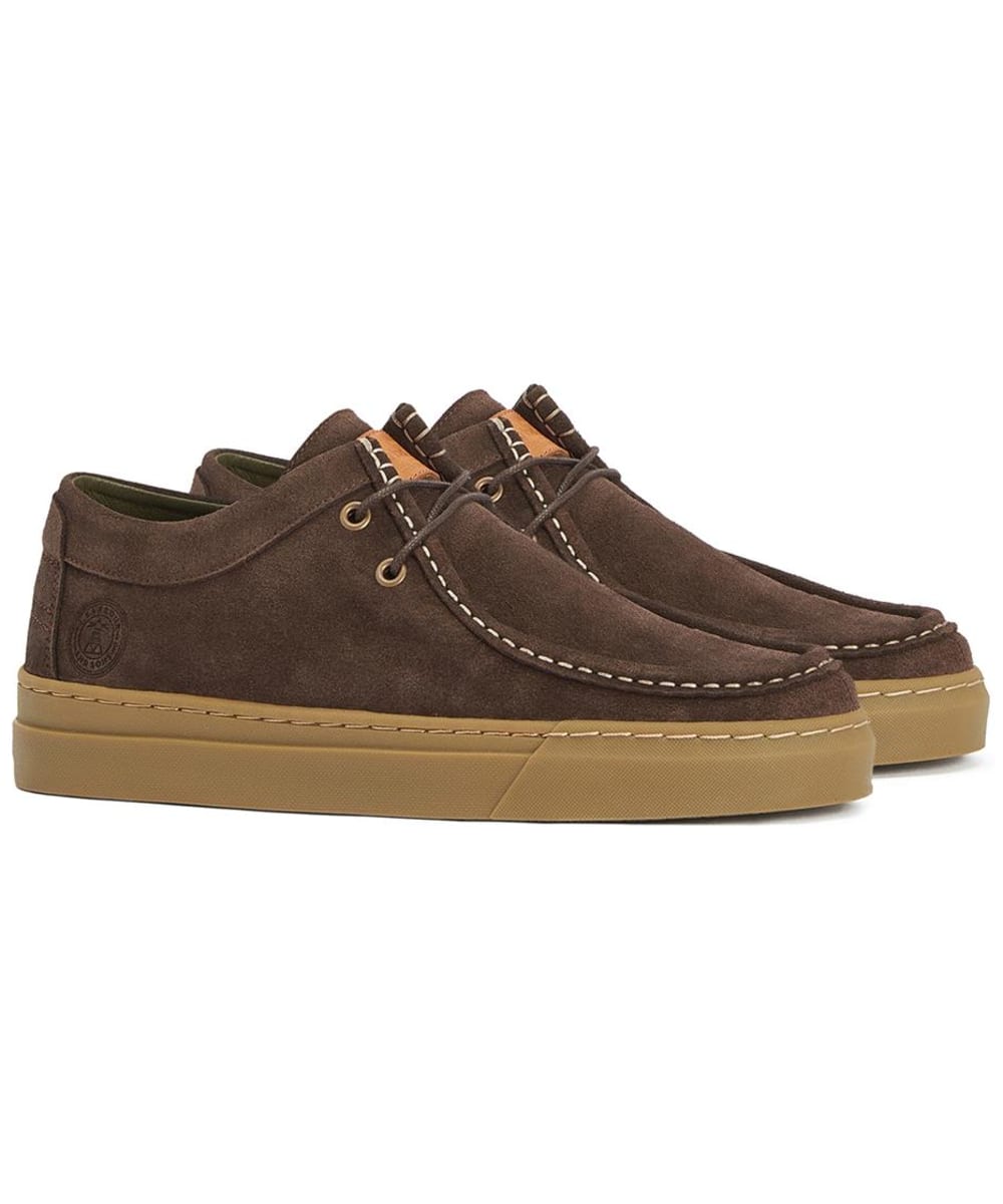 View Mens Barbour Perry Choco Suede UK 8 information