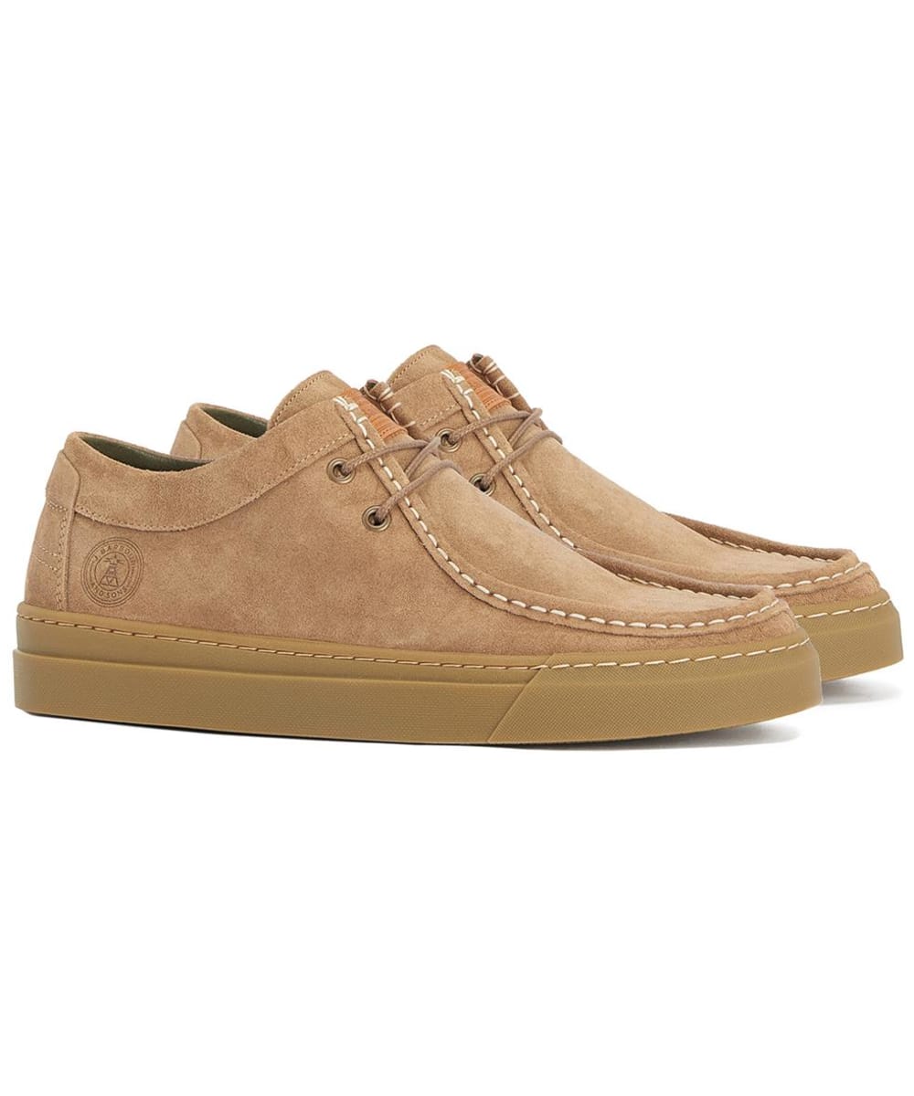 View Mens Barbour Perry Sand Suede UK 12 information