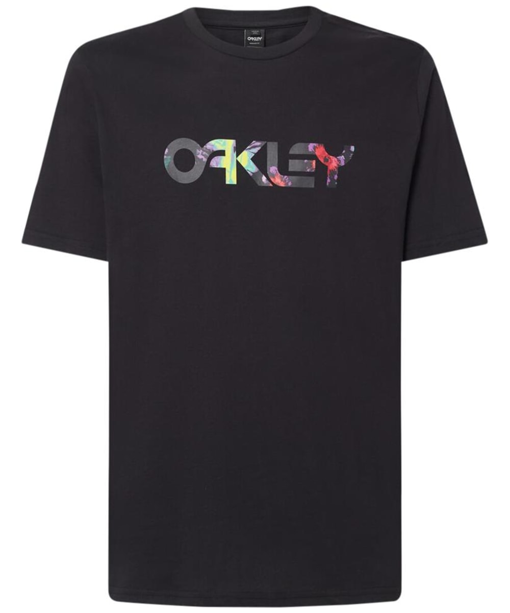 View Mens Oakley Floral Splash B1B Short Sleeve TShirt Blackout XL information