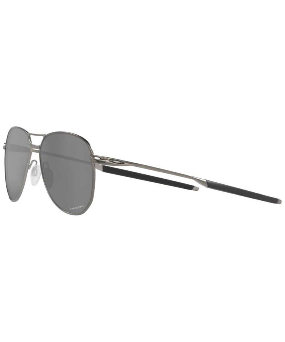 View Oakley Contrail Classic Aviator Style Sunglasses Prizm Black Lens Matte Gunmetal One size information