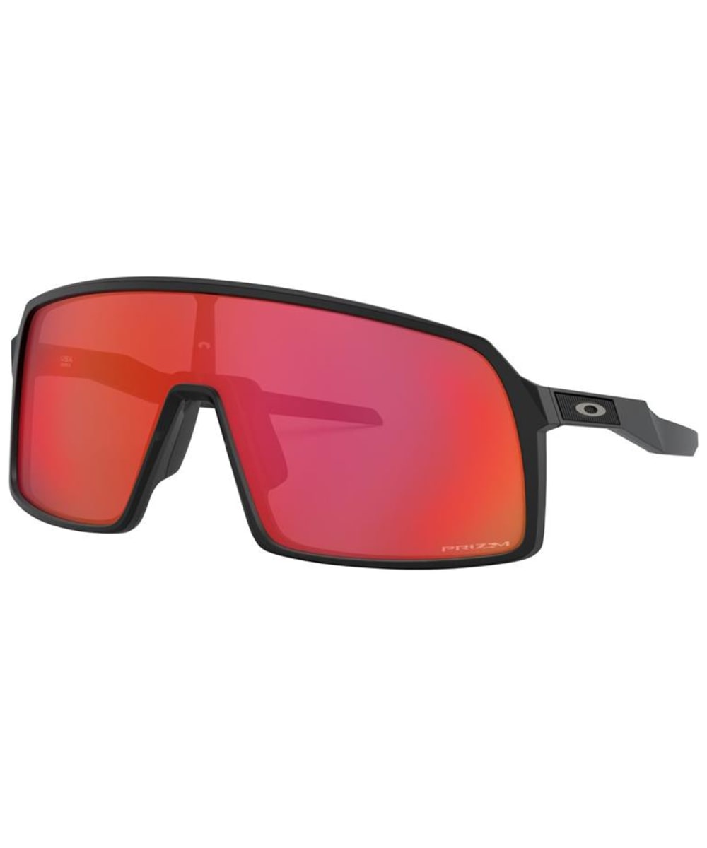 View Oakley Sutro Cycling Sports Sunglasses Prizm Trail Torch Lens Matte Black One size information