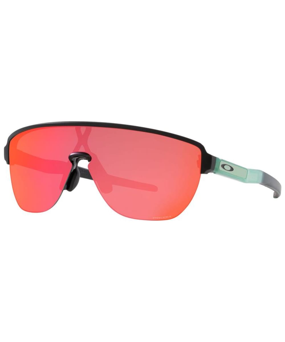 View Oakley Corridor Sports Sunglasses Prizm Trail Torch Lens Matte Black One size information