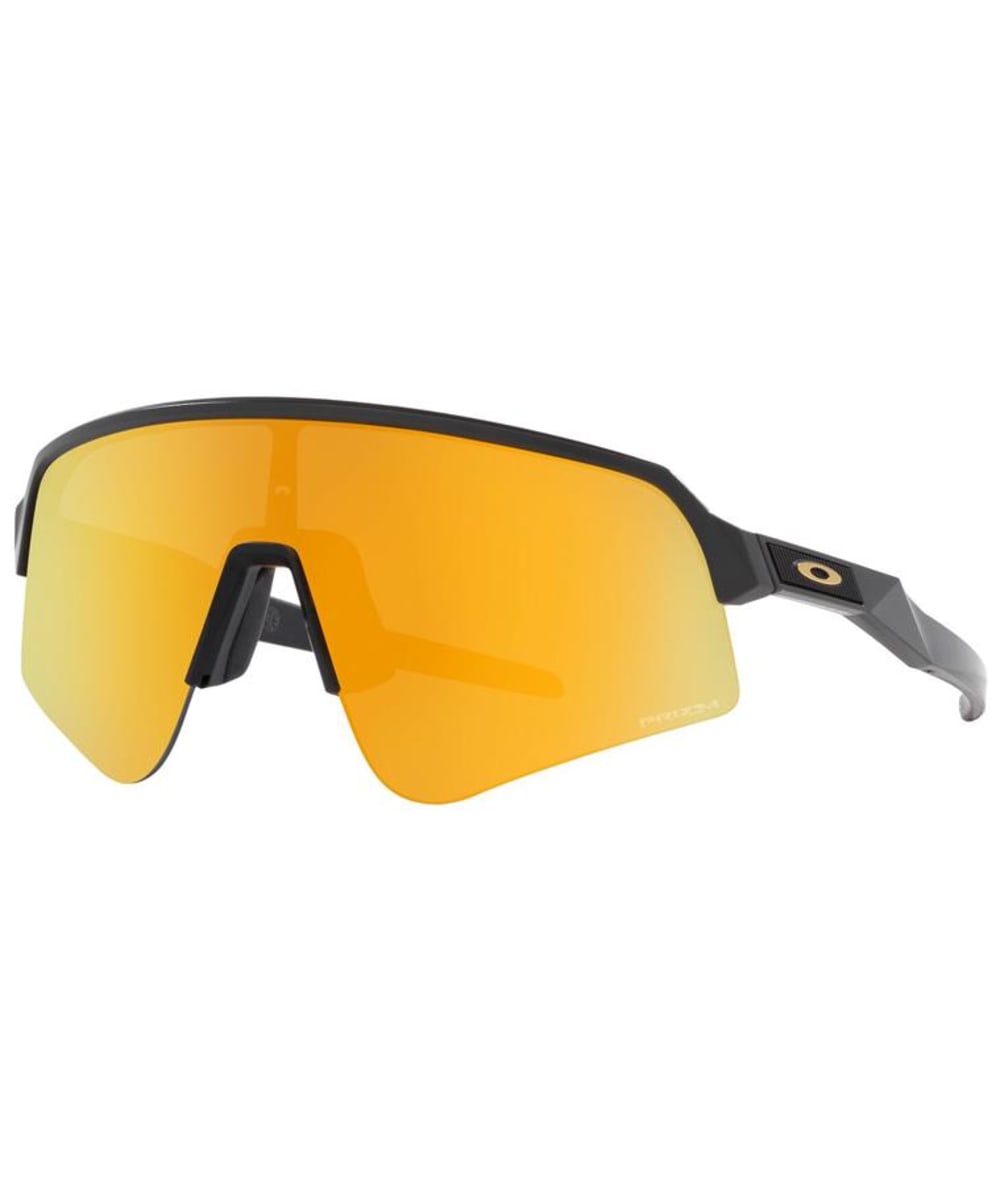 View Oakley Sutro Lite Sweep Sports Sunglasses Prizm 24K Lens Matte Carbon One size information