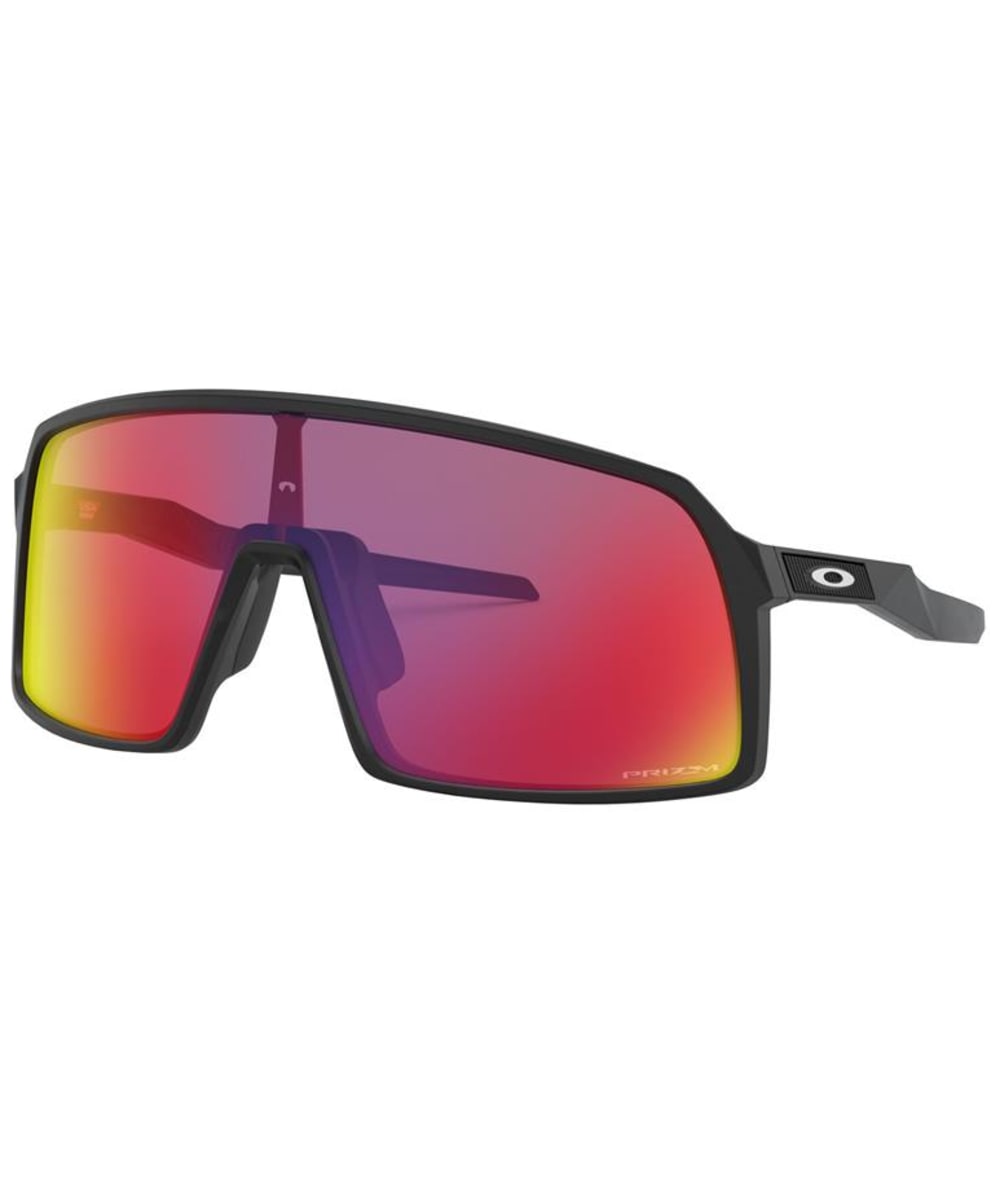 View Oakley Sutro Lite Sweep Sports Sunglasses Prizm Road Lens Matte Black One size information