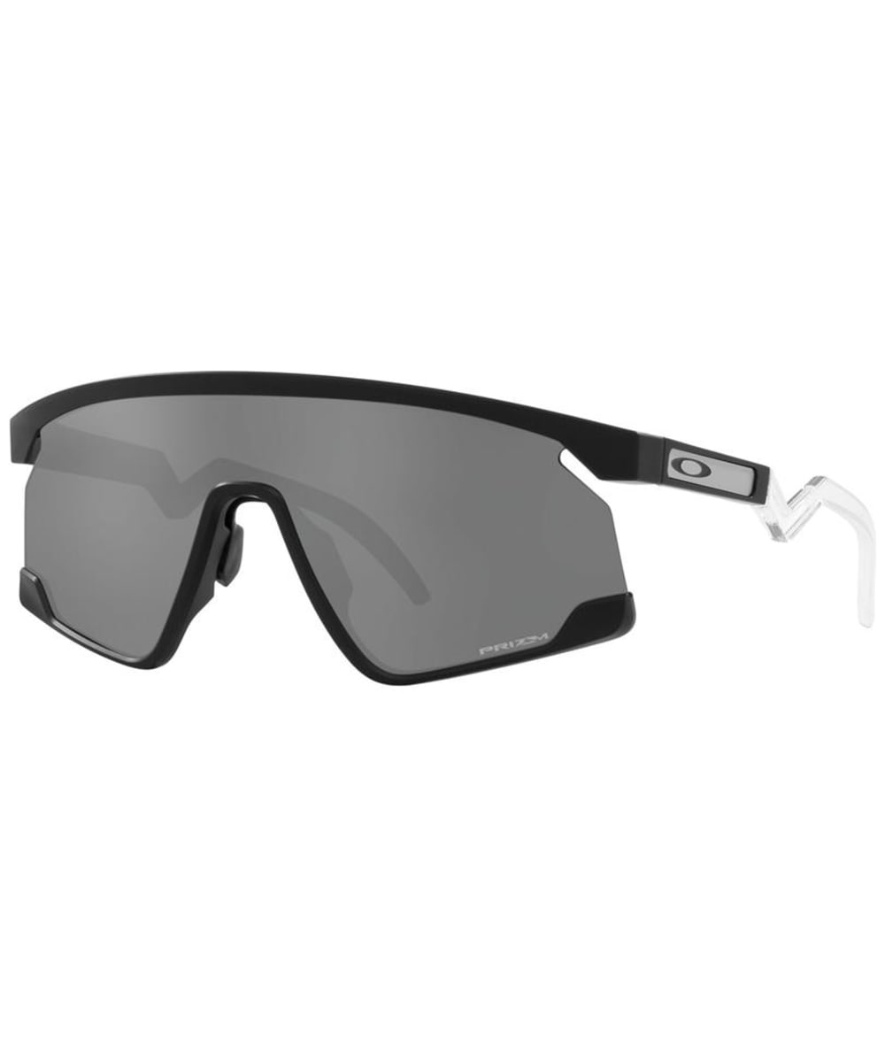 View Oakley BXTR Sports Sunglasses Prizm Black Lens Matte Black One size information