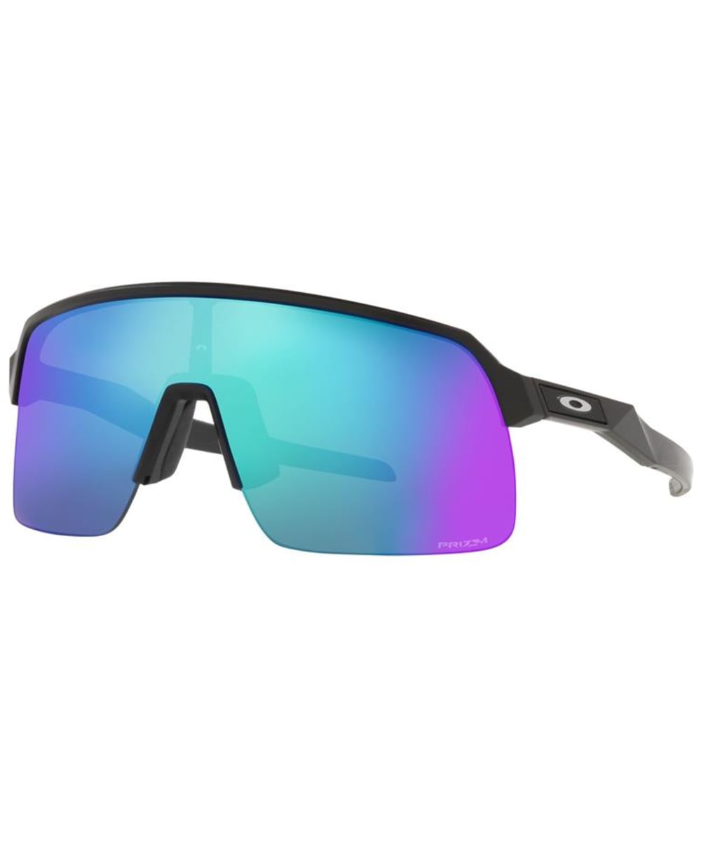 View Oakley Sutro Lite Sports Sunglasses Prizm Sapphire Lens Matte Black One size information