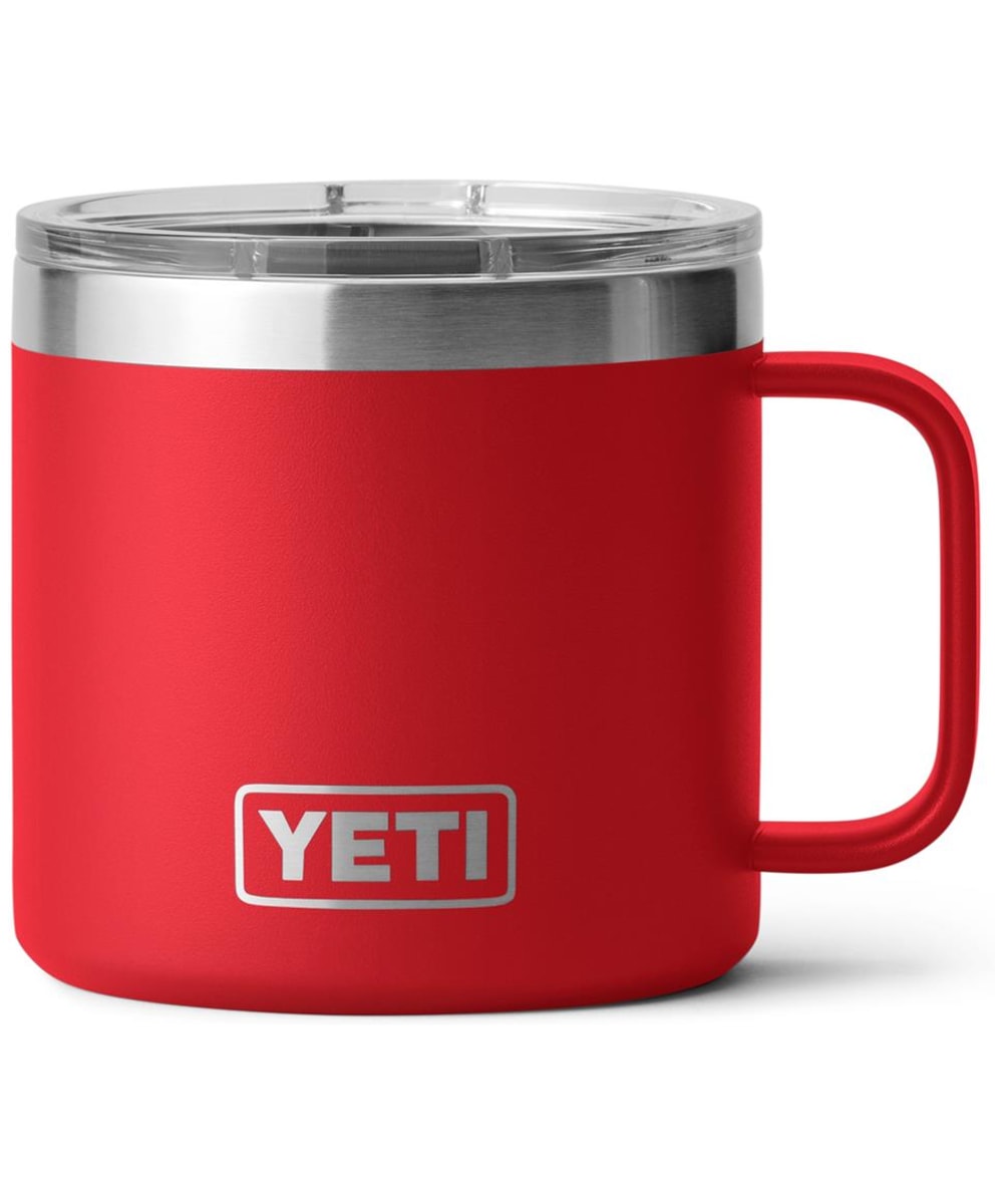 View YETI Rambler 14oz Stainless Steel Vacuum Insulated Mug Rescue Red UK 414ml information
