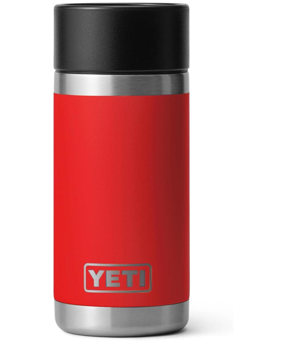 View YETI Rambler 12oz Stainless Steel Vacuum Insulated Leakproof HotShot Bottle Rescue Red UK 354ml information
