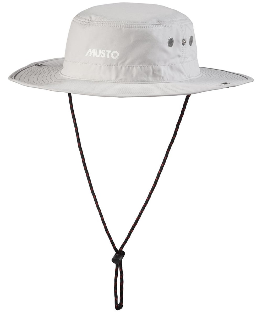 View Musto Evolution Fast Dry Water Repellent Brimmed Hat Platinum M 5456cm information