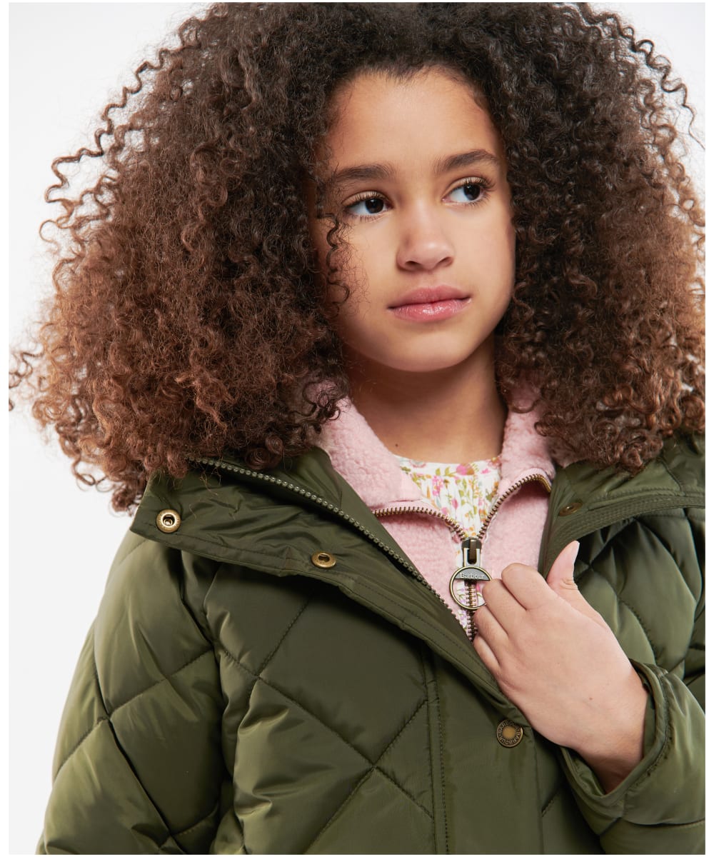 Barbour on sale girl jacket