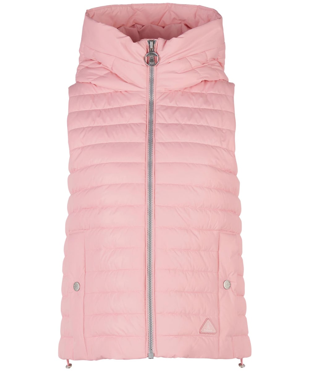 View Womens Barbour Oxeye Gilet Meadowsweet Pink UK 18 information