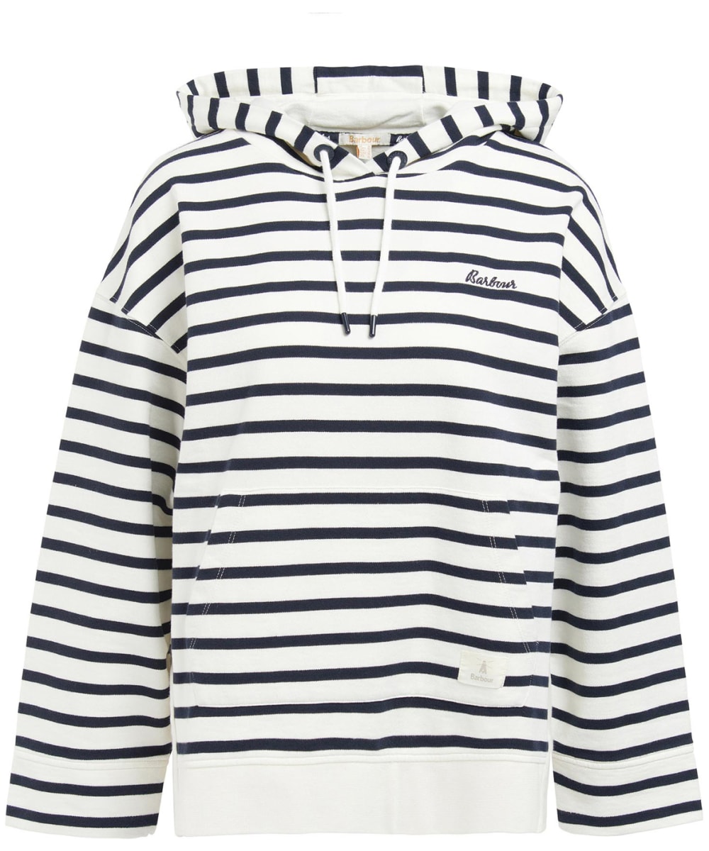 View Womens Barbour Thistle Hoodie Navy Stripe UK 8 information