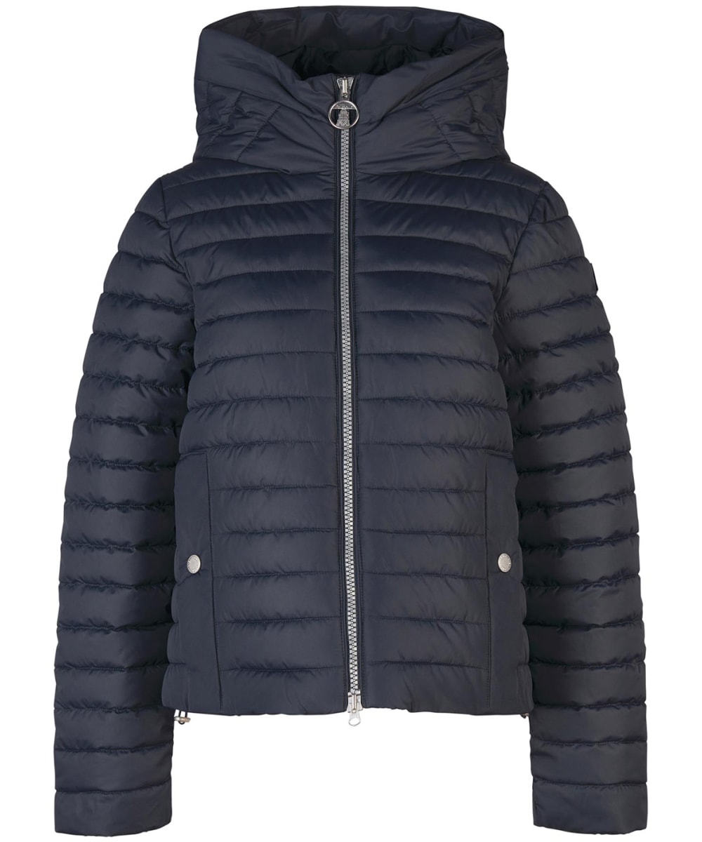 View Womens Barbour Oxeye Quilted Jacket Dark Navy UK 8 information