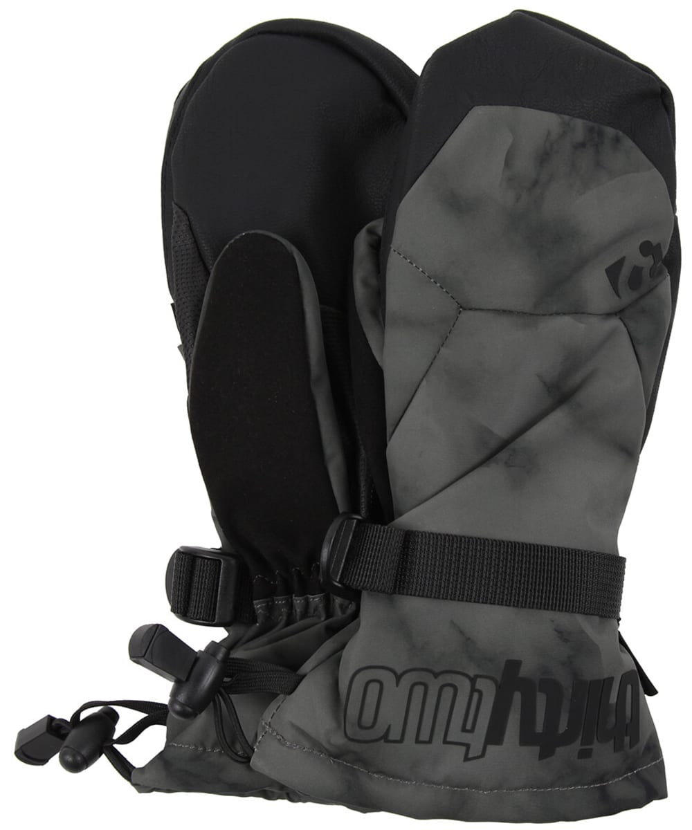 View Mens ThirtyTwo TM Waterproof Insulated Snow Mitt Black Charcoal LXL information