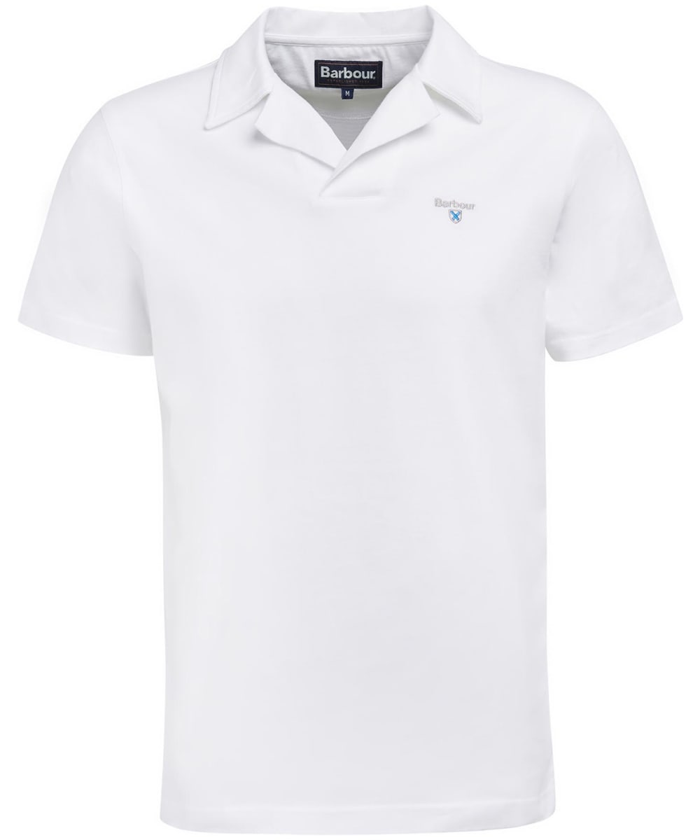 View Mens Barbour Consett Polo White UK L information
