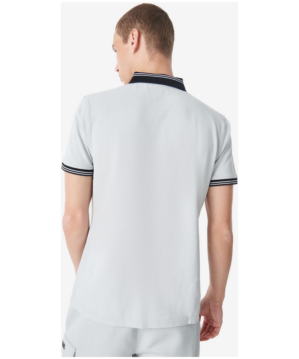 Barbour polo mens Silver outlet