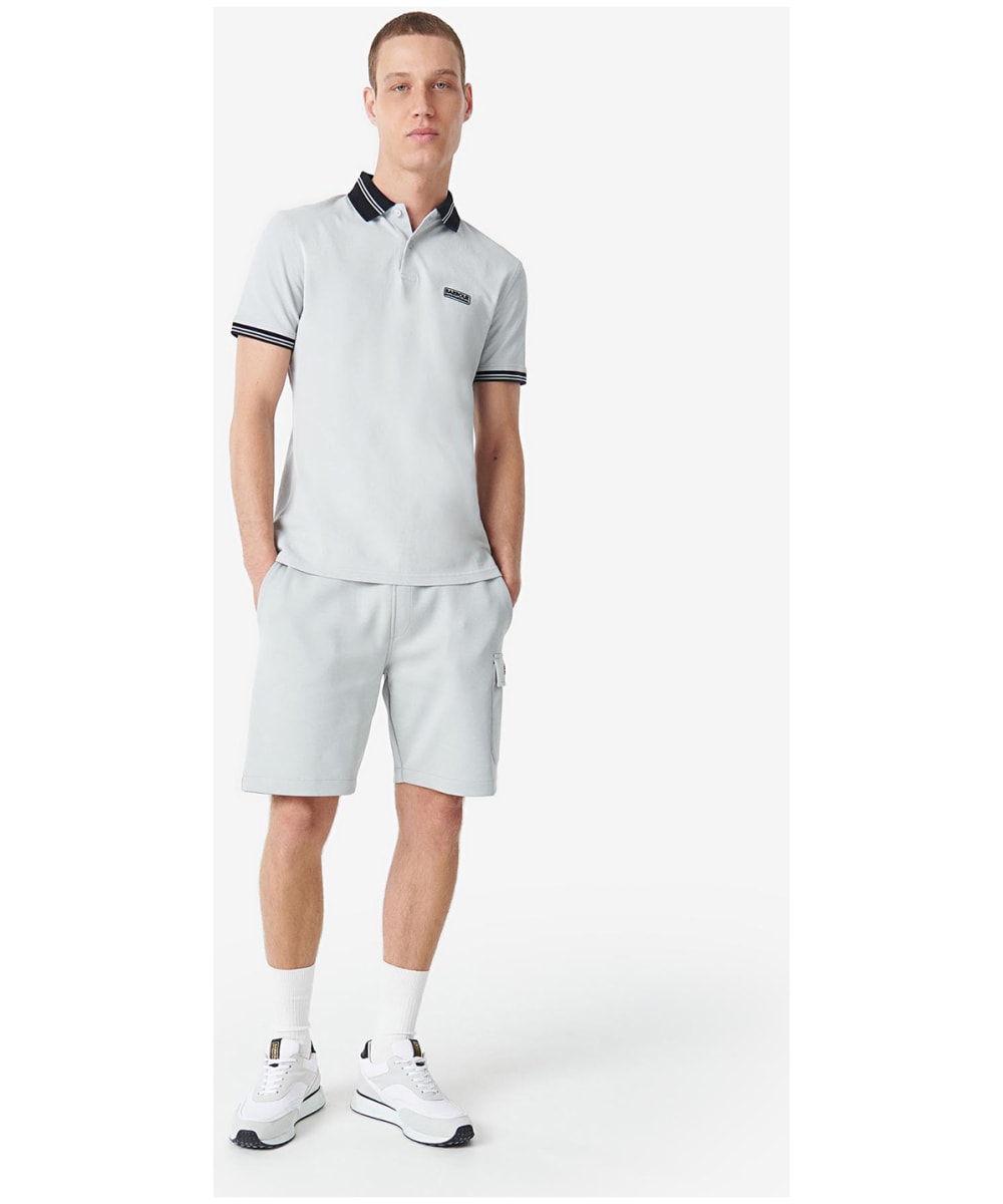 Barbour polo mens Silver discount
