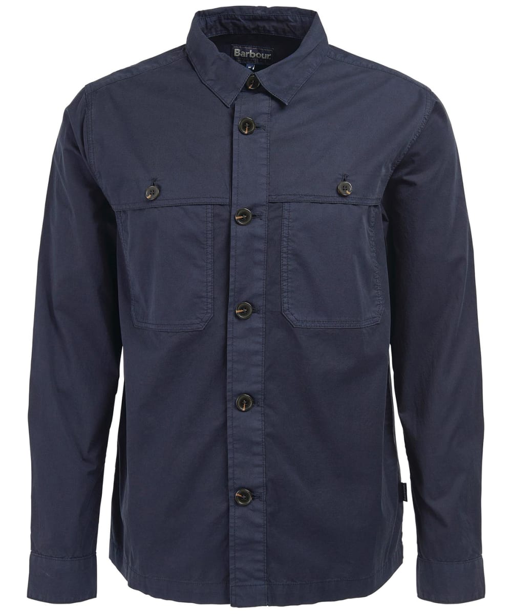 View Mens Barbour Sidlaw Overshirt Navy UK S information