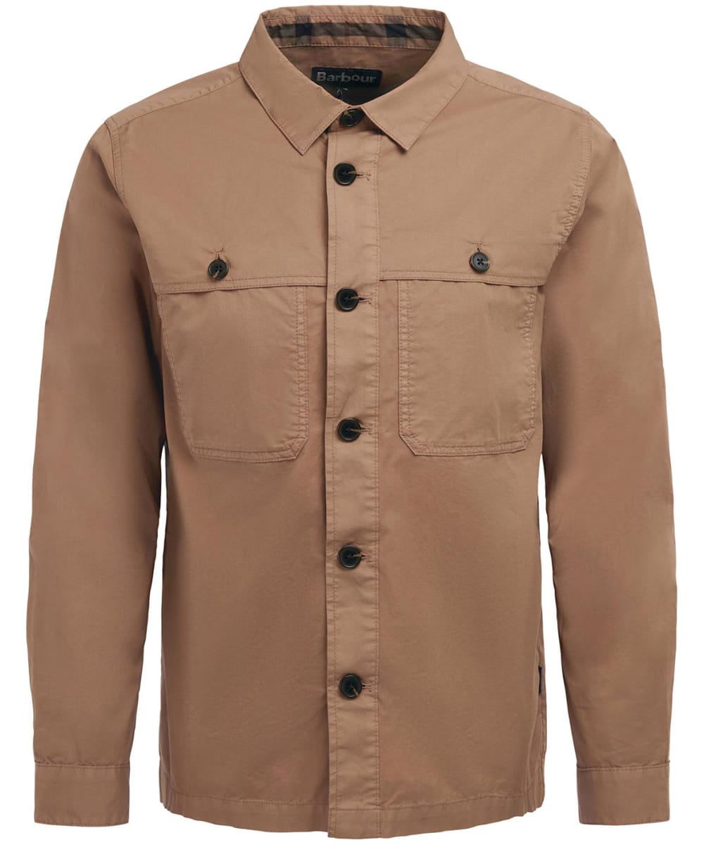 View Mens Barbour Sidlaw Overshirt Fossil UK M information