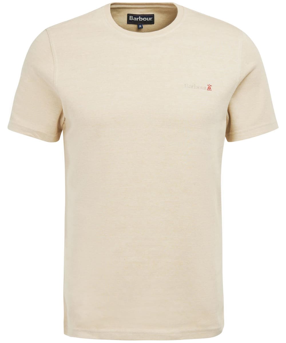 View Mens Barbour Pluckley TShirt Stone UK S information