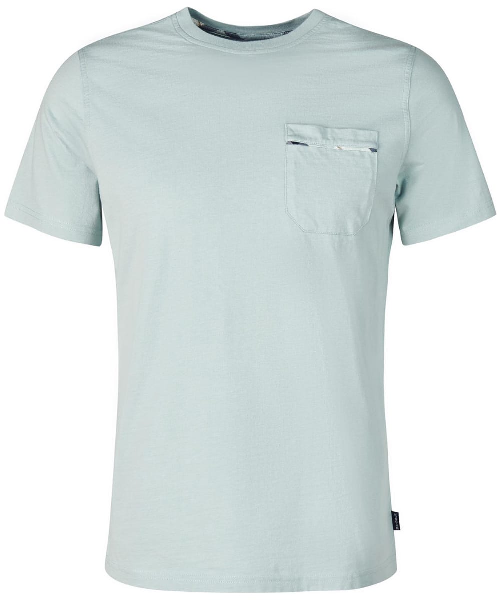 View Mens Barbour Woodchurch TShirt Blue Chalk UK S information