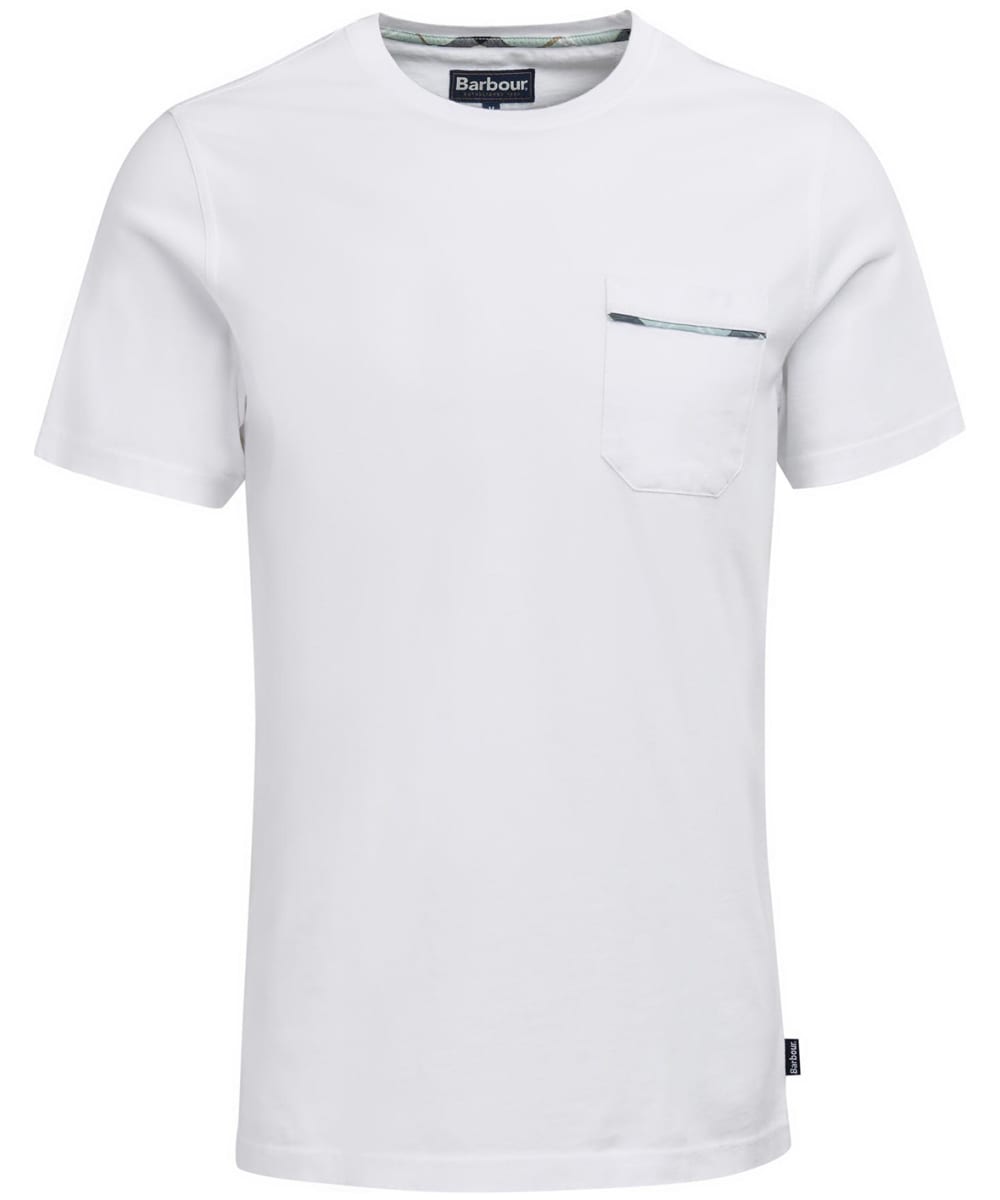 View Mens Barbour Woodchurch TShirt White UK L information