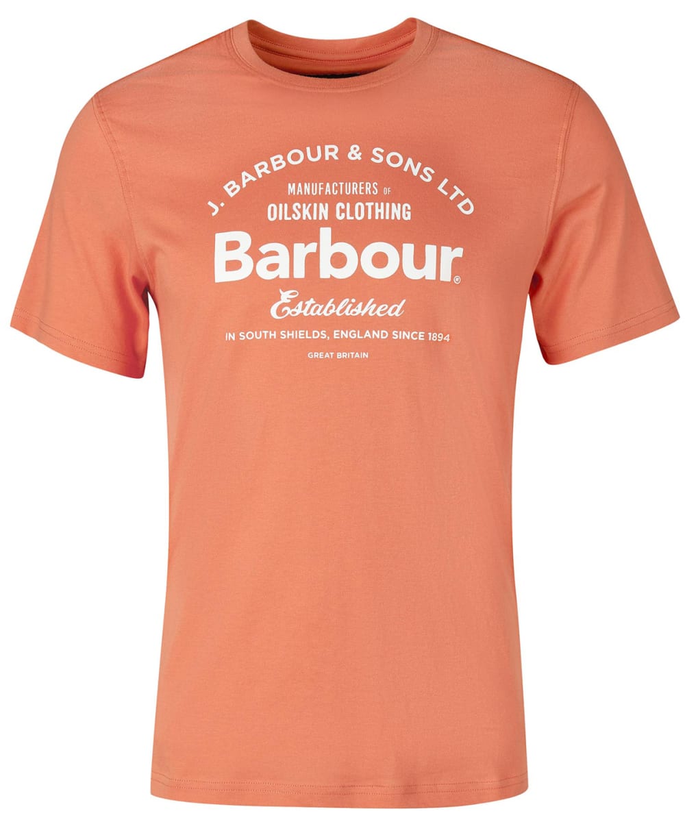 View Mens Barbour Brairton TShirt Orange Spice UK XL information
