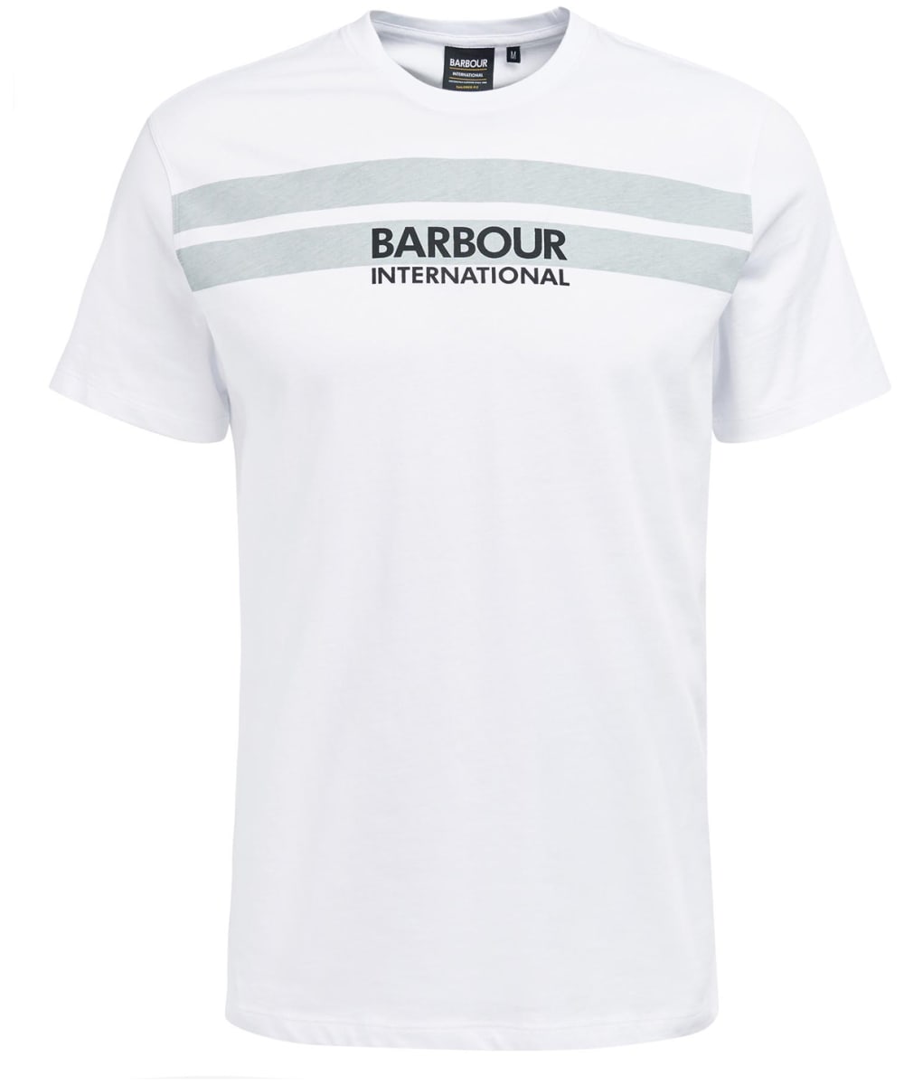 View Mens Barbour International Highside TShirt White UK XL information