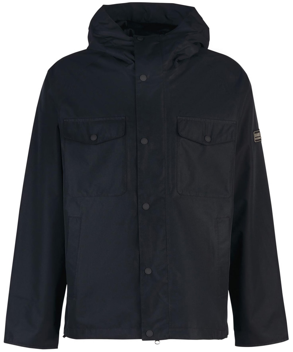 View Mens Barbour International Abbots Waterproof Jacket Black UK XL information