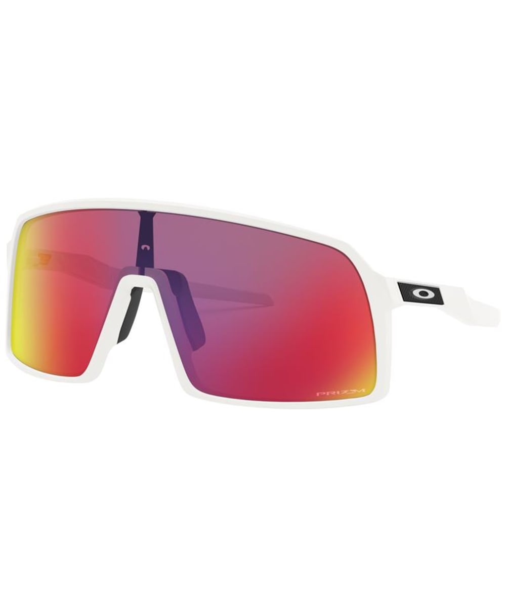 View Oakley Sutro Cycling Sports Sunglasses Prizm Road Lens Matte White One size information