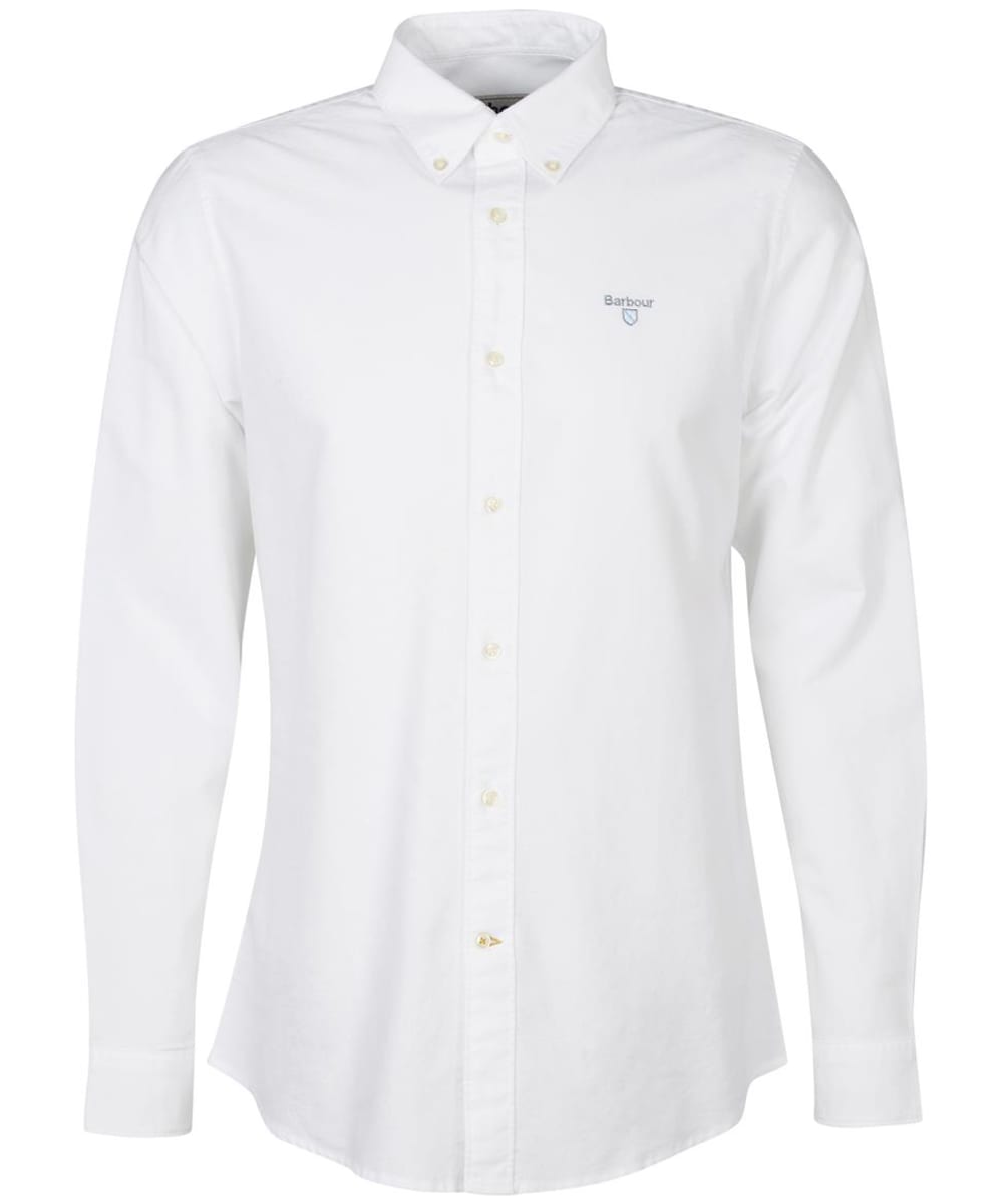 View Mens Barbour Oxtown Tailored Shirt White UK L information