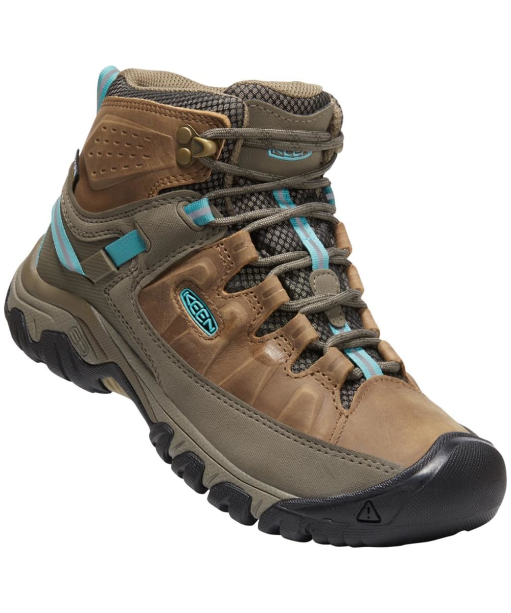 View Womens KEEN Targhee III Waterproof Hiking Boots Toasted Coconut Porcelain UK 4 information