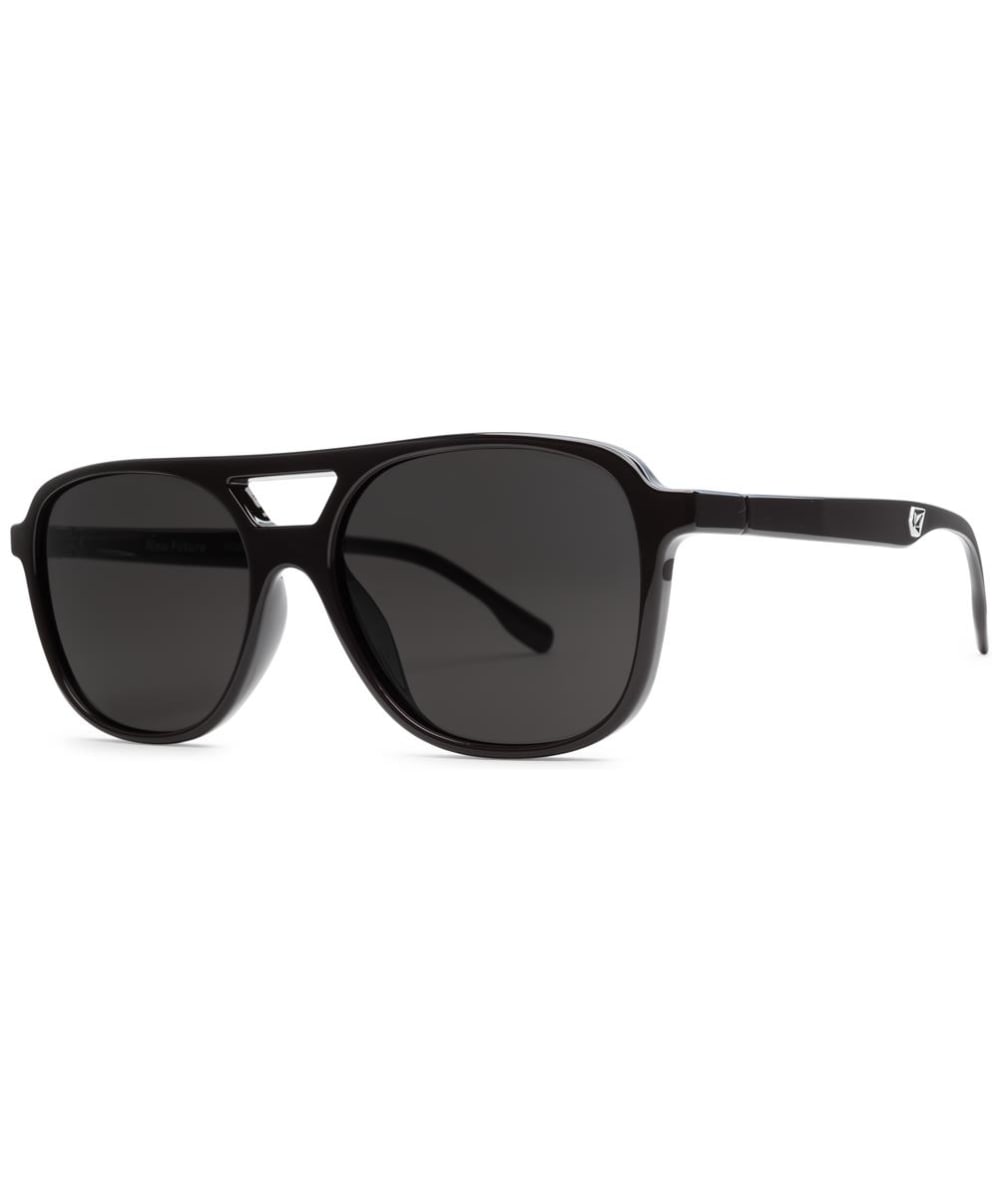 View Mens Volcom New Future Sunglasses Black Black One size information