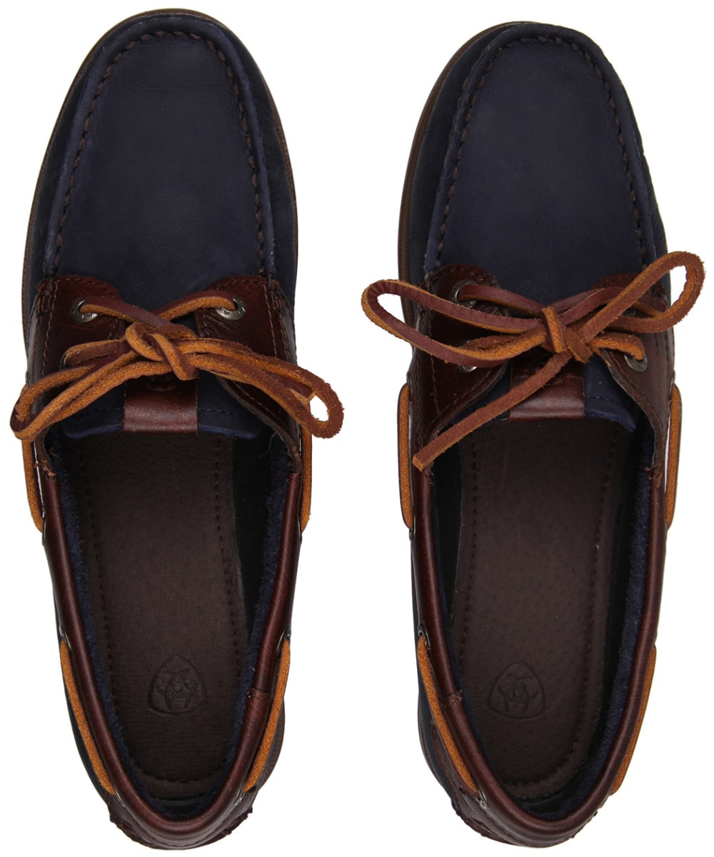 Women s Ariat Antigua Leather And Nubuck Boat Shoes