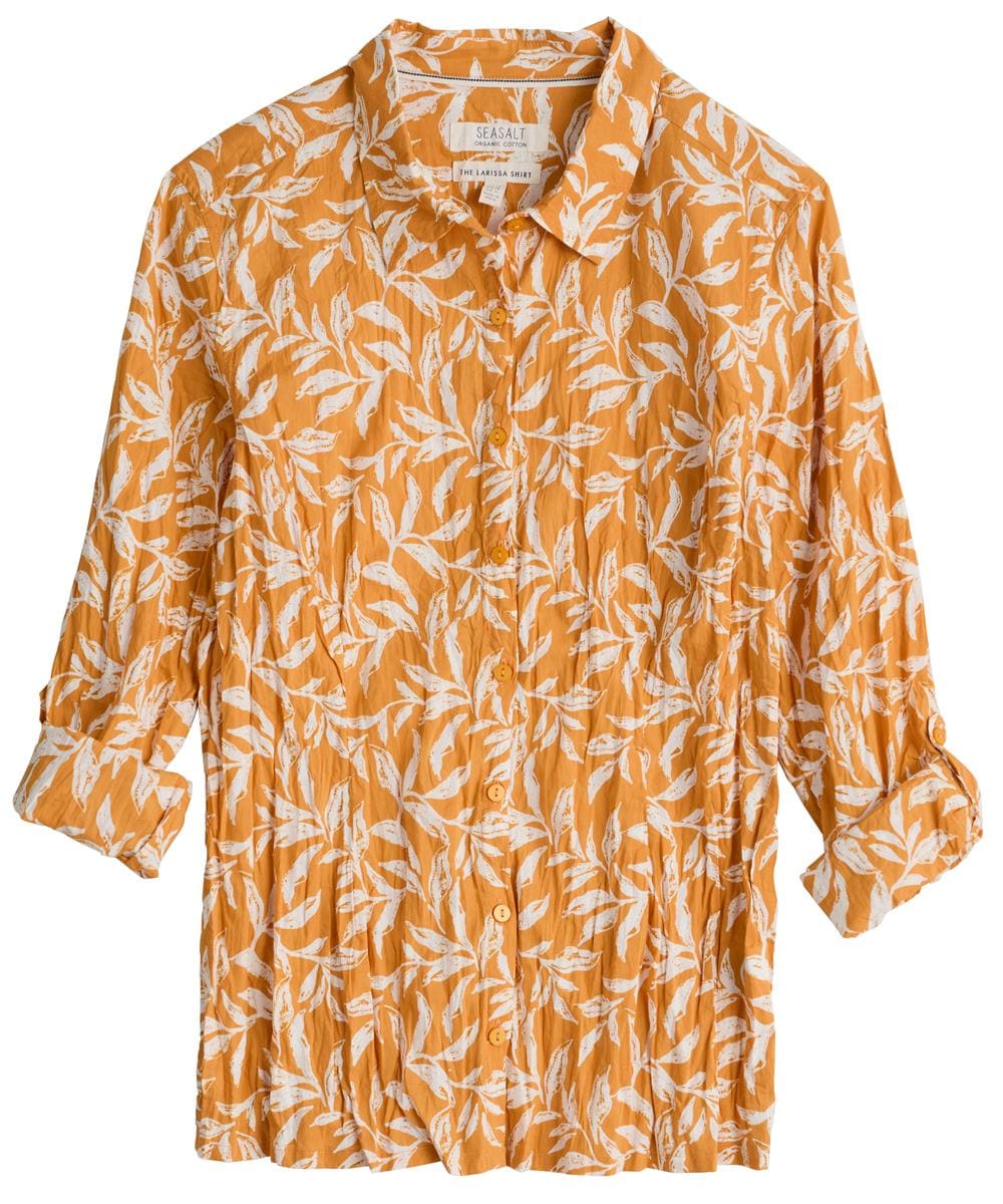 View Womens Seasalt Larissa Shirt Smudged Leaves Spice UK 10 information