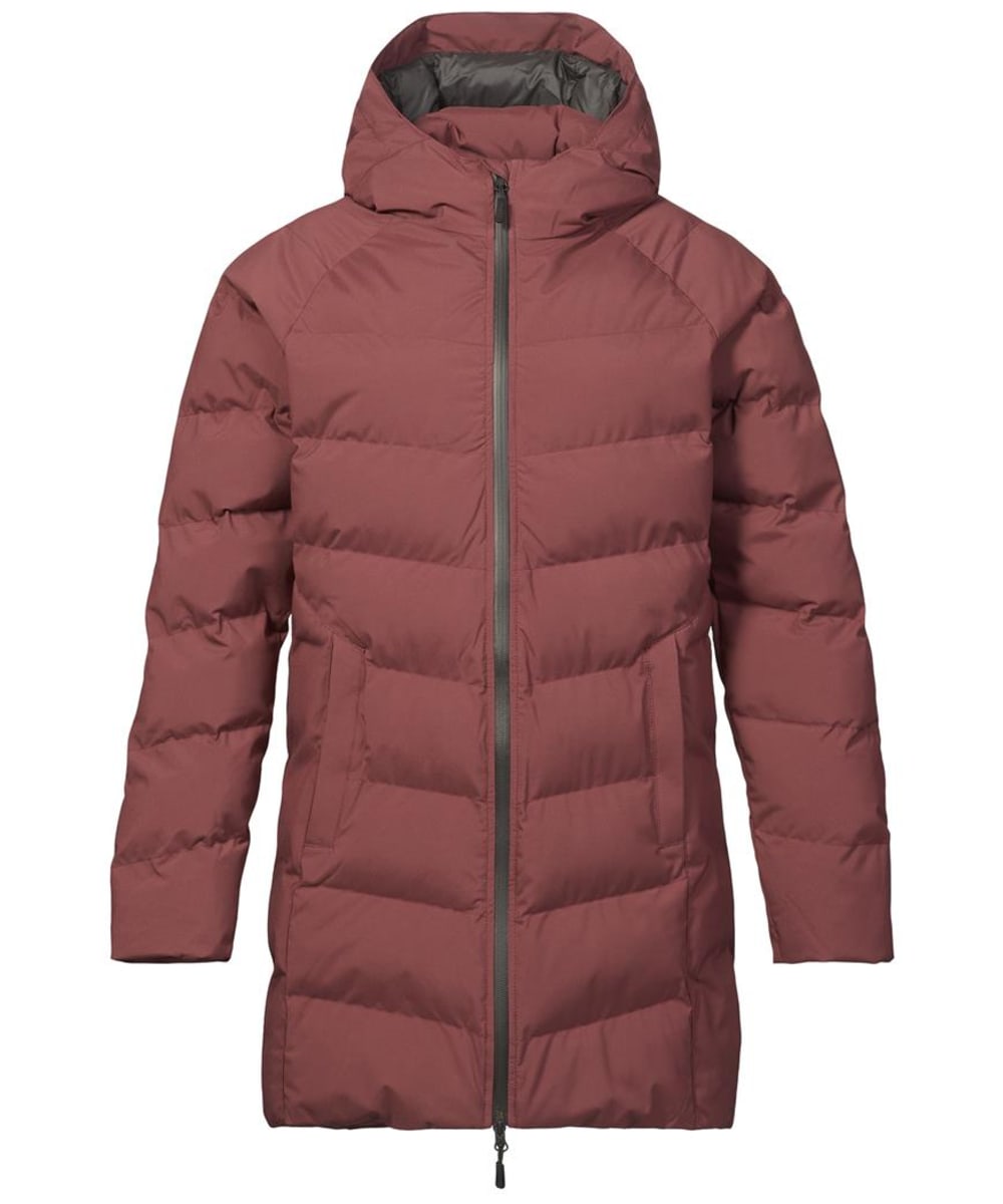 View Womens Musto Marina Shower Resistant Long Quilted Jacket Windsor Wine UK 12 information