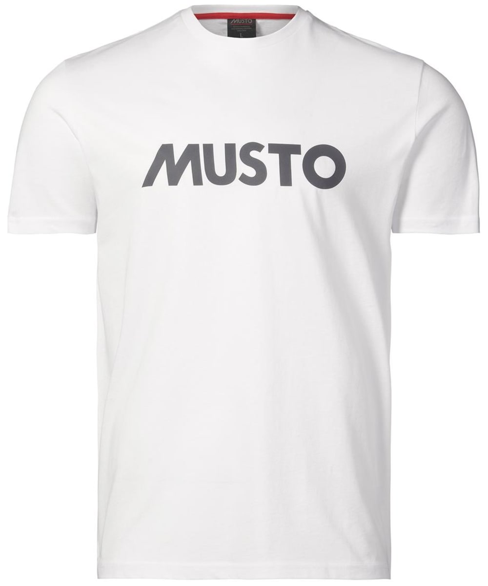 View Mens Musto Corsica Graphic Short Sleeved TShirt 20 White UK S information