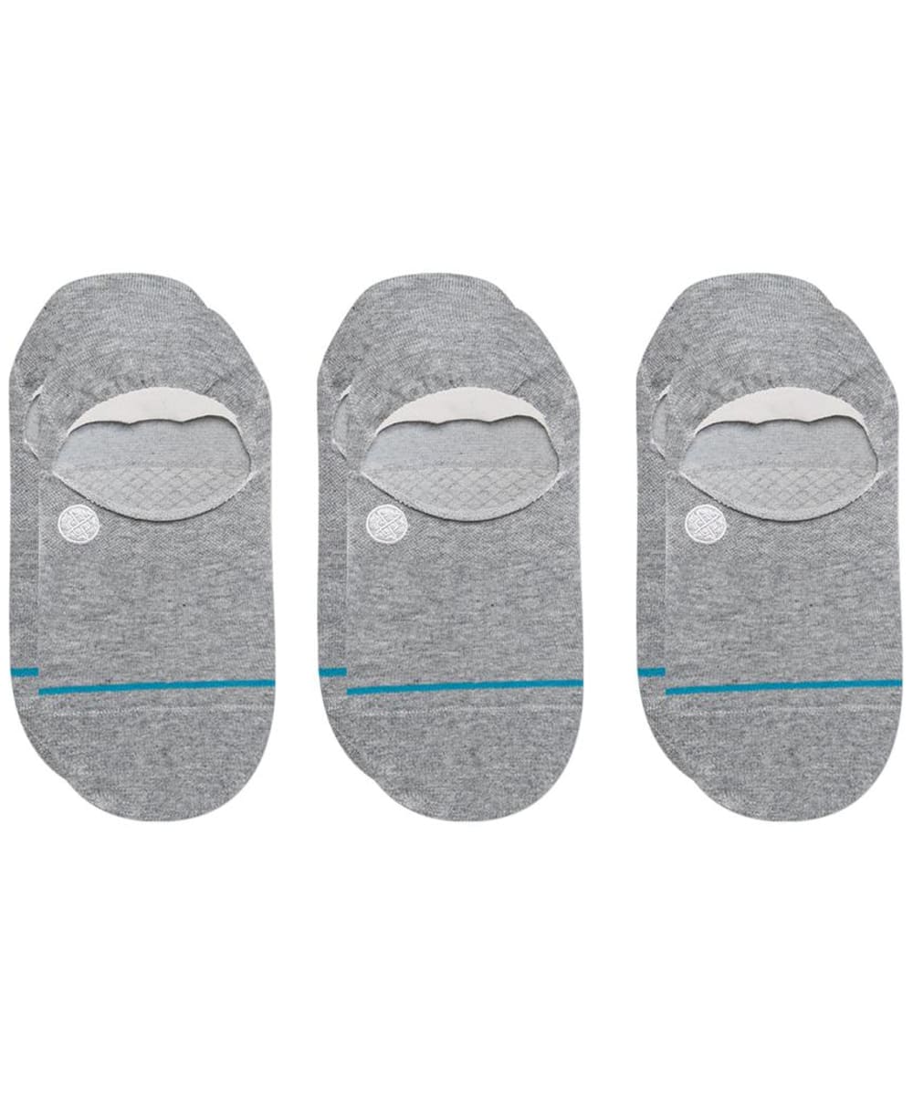 View Stance Icon No Show Combed Cotton Socks 3 Pack Heather Grey UK 5575 information