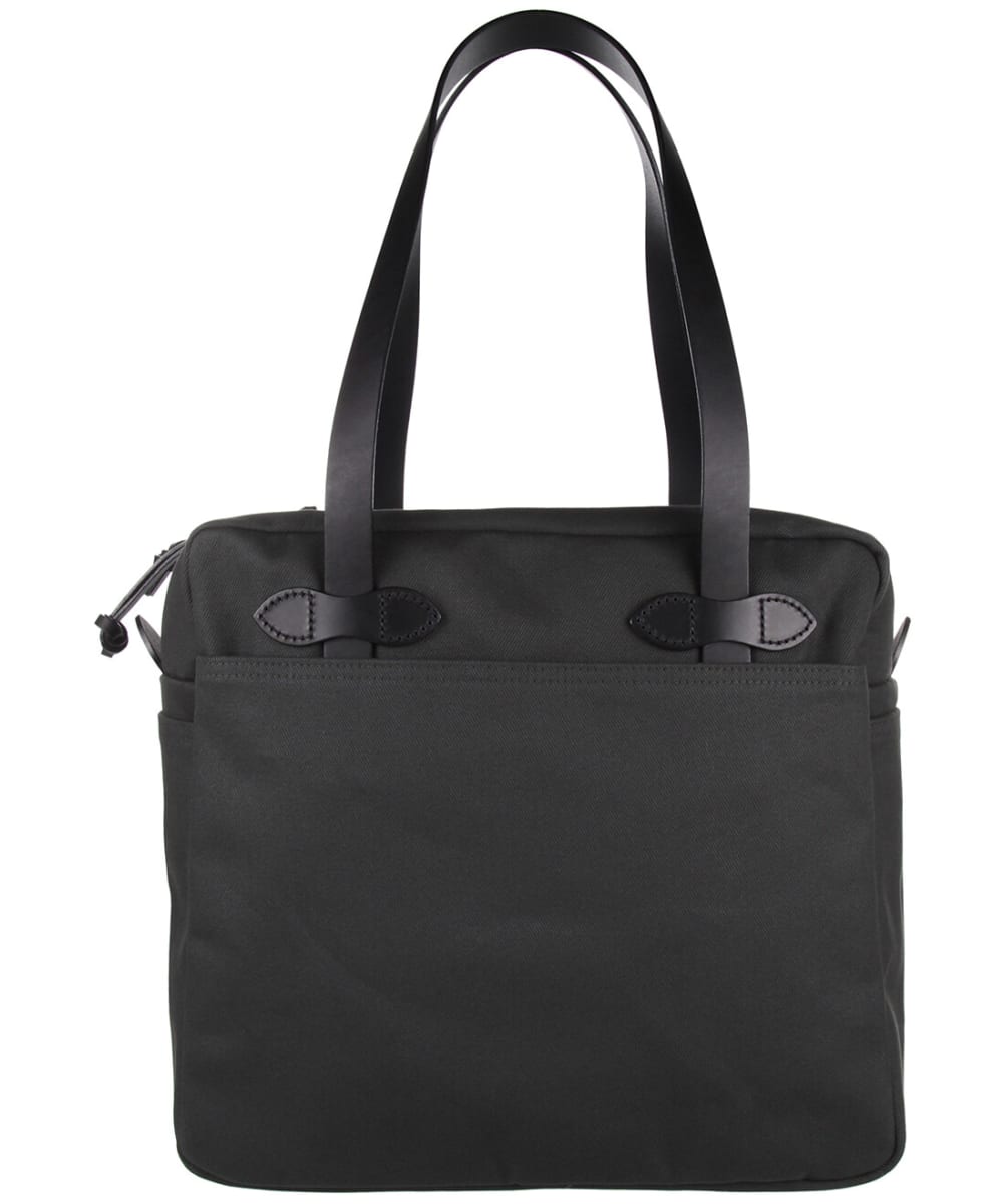 View Filson Zipped Rugged Twill Waterproof Tote Bag Faded Black One size information