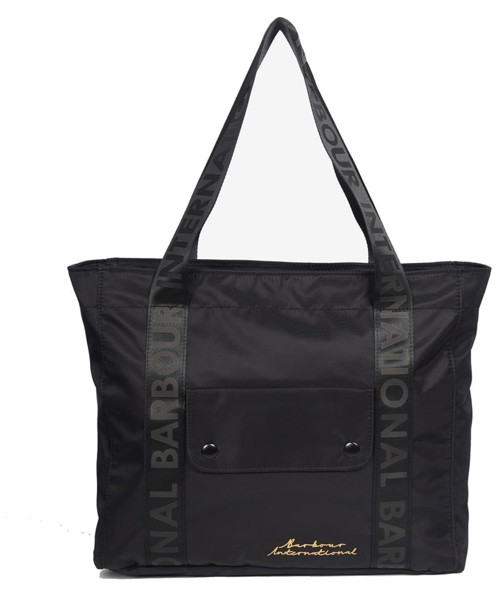 View Womens Barbour International Apex Tote Bag Black One size information