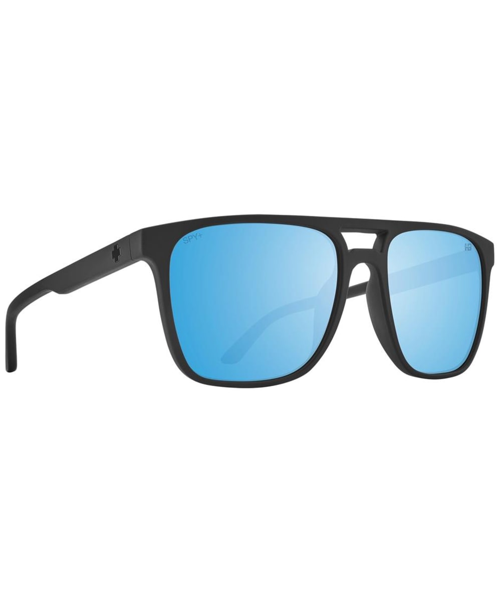 View SPY Czar Sunglasses Matte Black Happy Boost Bronze Polar Ice Blue Spectra Mirror Matte Black One size information